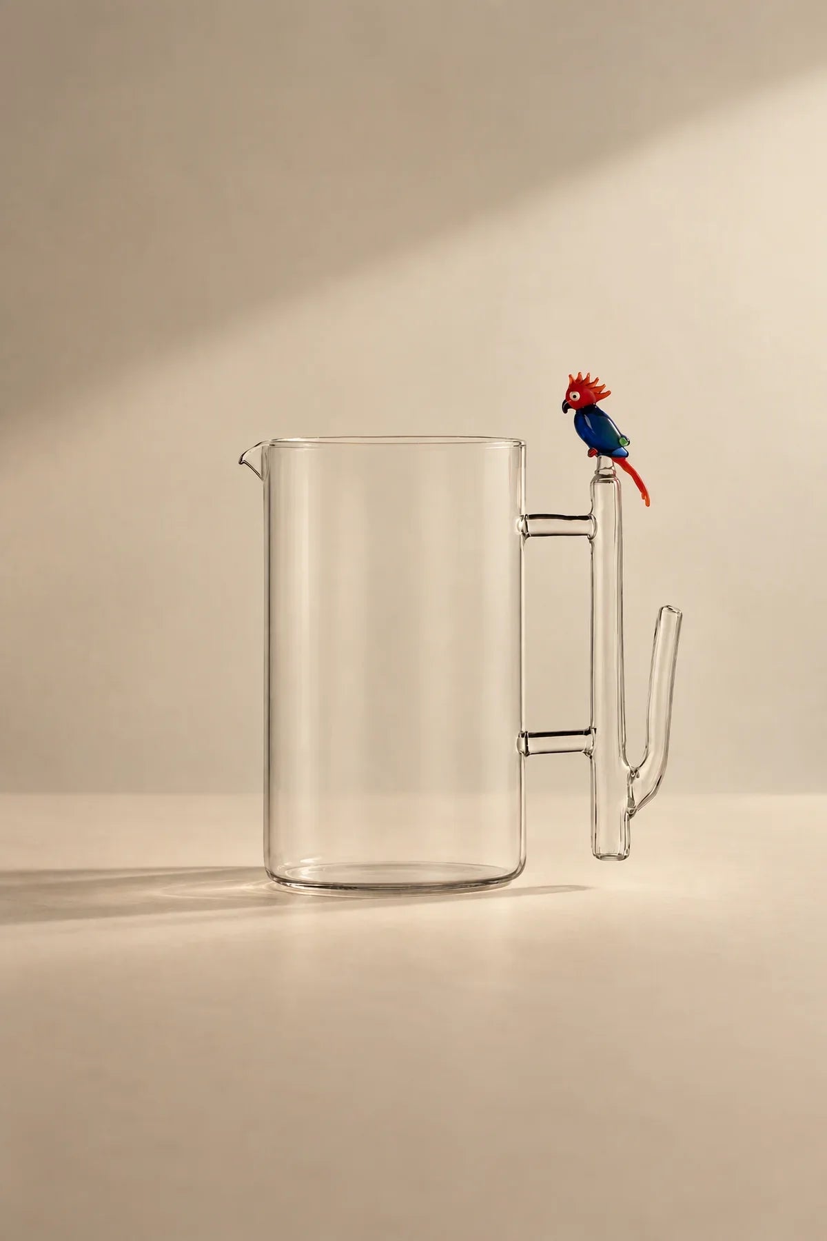 Aviary Study Clear Glass Cup
