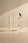 Aviary Study Clear Glass Cup