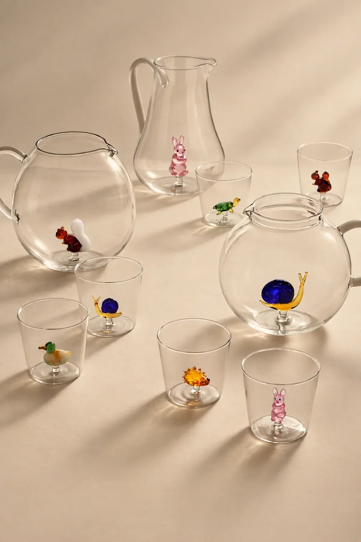 Secret Garden Clear Glass Tumbler