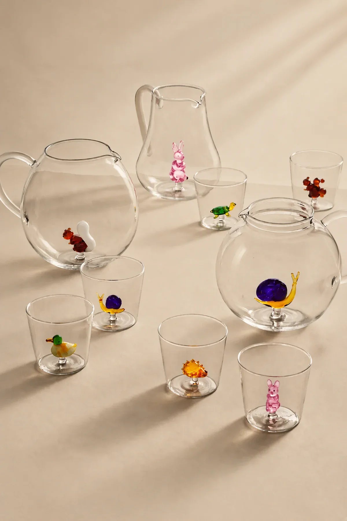 Secret Garden Clear Glass Tumbler