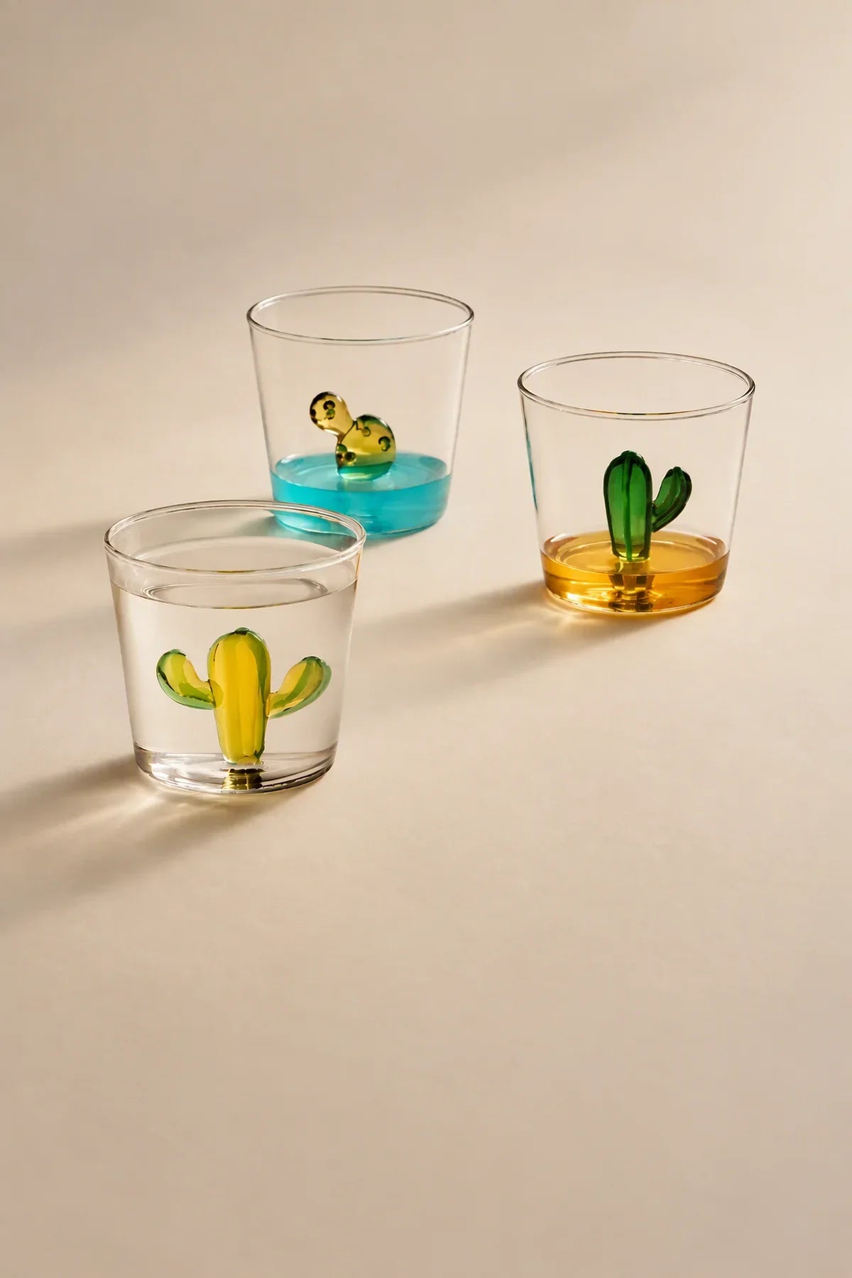Secret Garden Clear Glass Tumbler