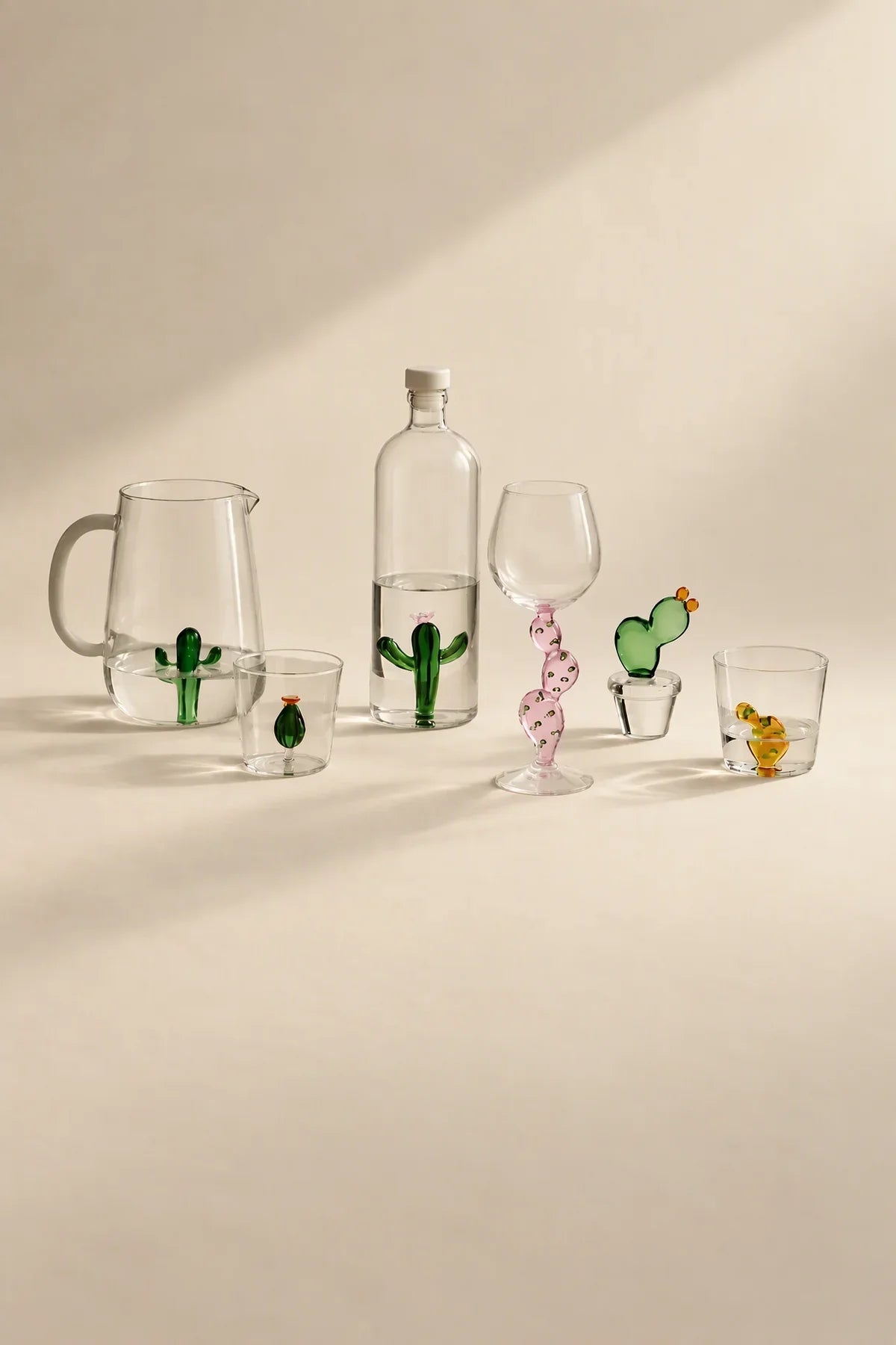 Secret Garden Clear Glass Tumbler