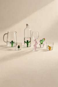 Secret Garden Clear Glass Tumbler