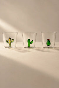 Secret Garden Clear Glass Tumbler