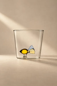 Secret Garden Clear Glass Tumbler