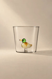 Secret Garden Clear Glass Tumbler