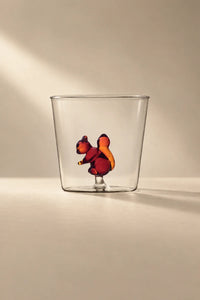 Secret Garden Clear Glass Tumbler