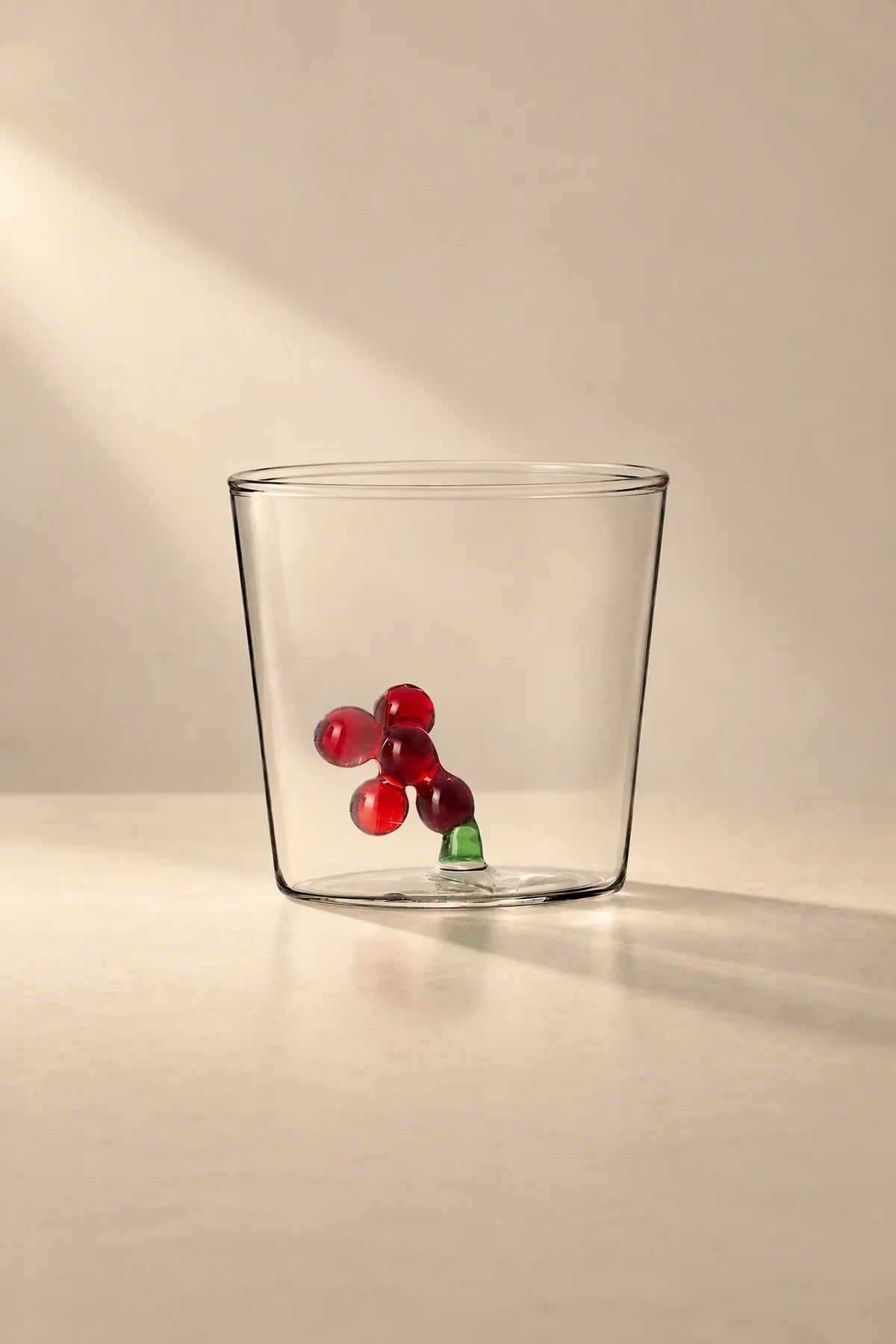 Secret Garden Clear Glass Tumbler