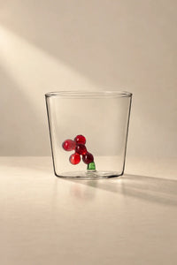Secret Garden Clear Glass Tumbler