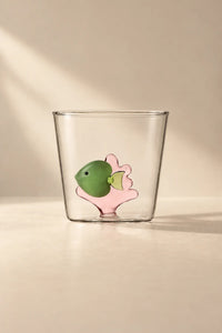 Secret Garden Clear Glass Tumbler