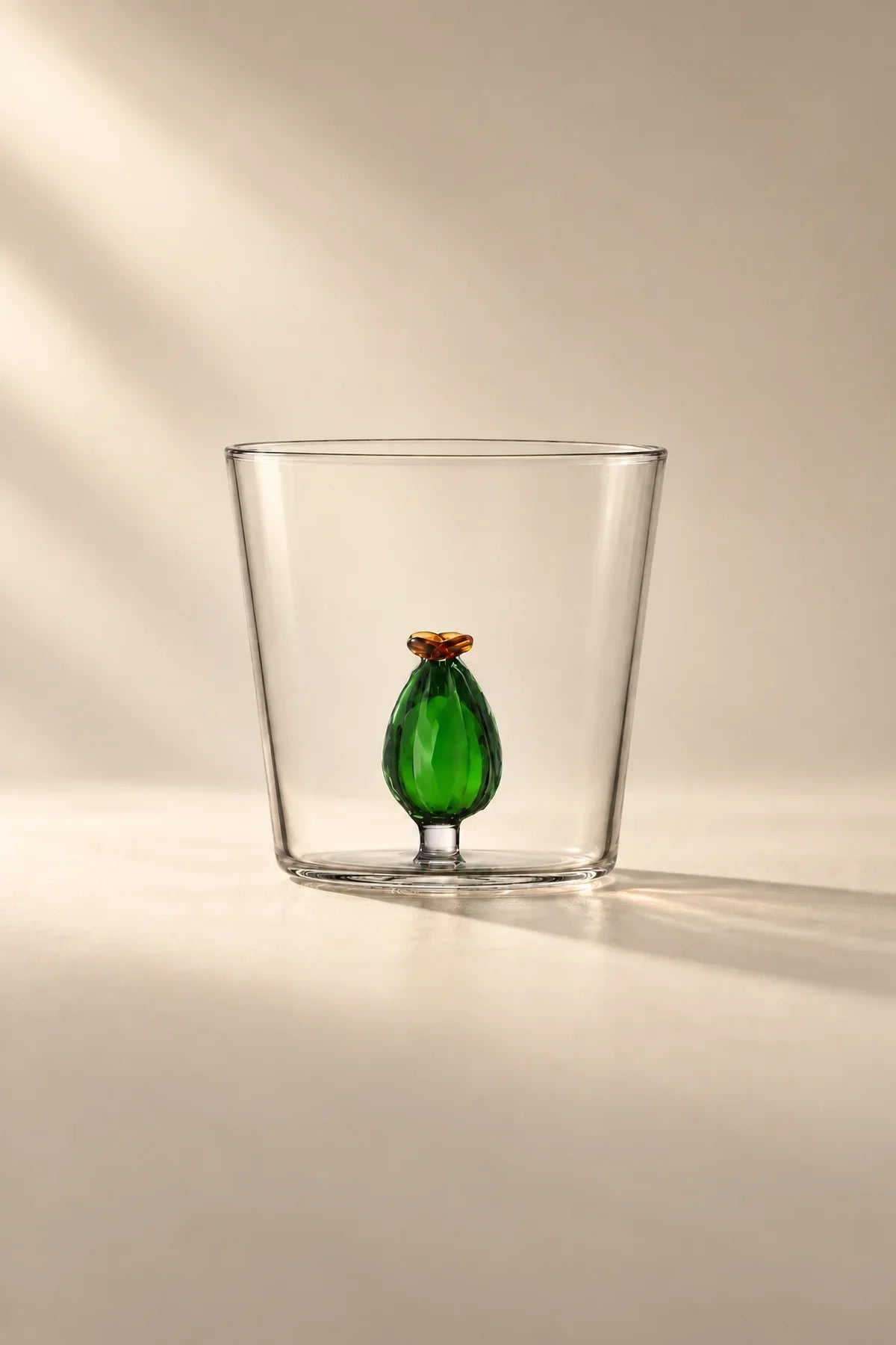 Secret Garden Clear Glass Tumbler