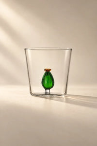 Secret Garden Clear Glass Tumbler