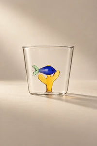 Secret Garden Clear Glass Tumbler