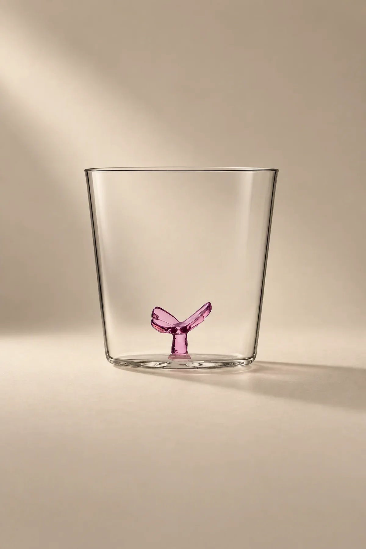 Secret Garden Clear Glass Tumbler