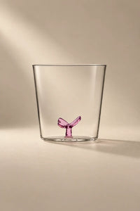 Secret Garden Clear Glass Tumbler