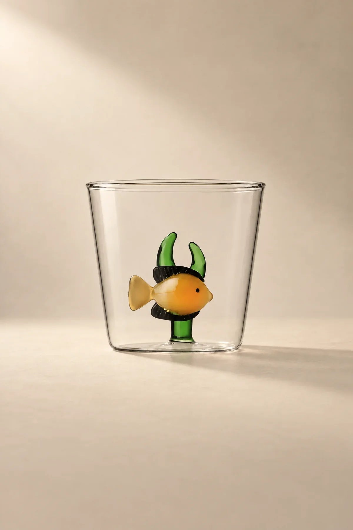 Secret Garden Clear Glass Tumbler