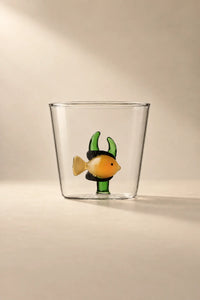 Secret Garden Clear Glass Tumbler