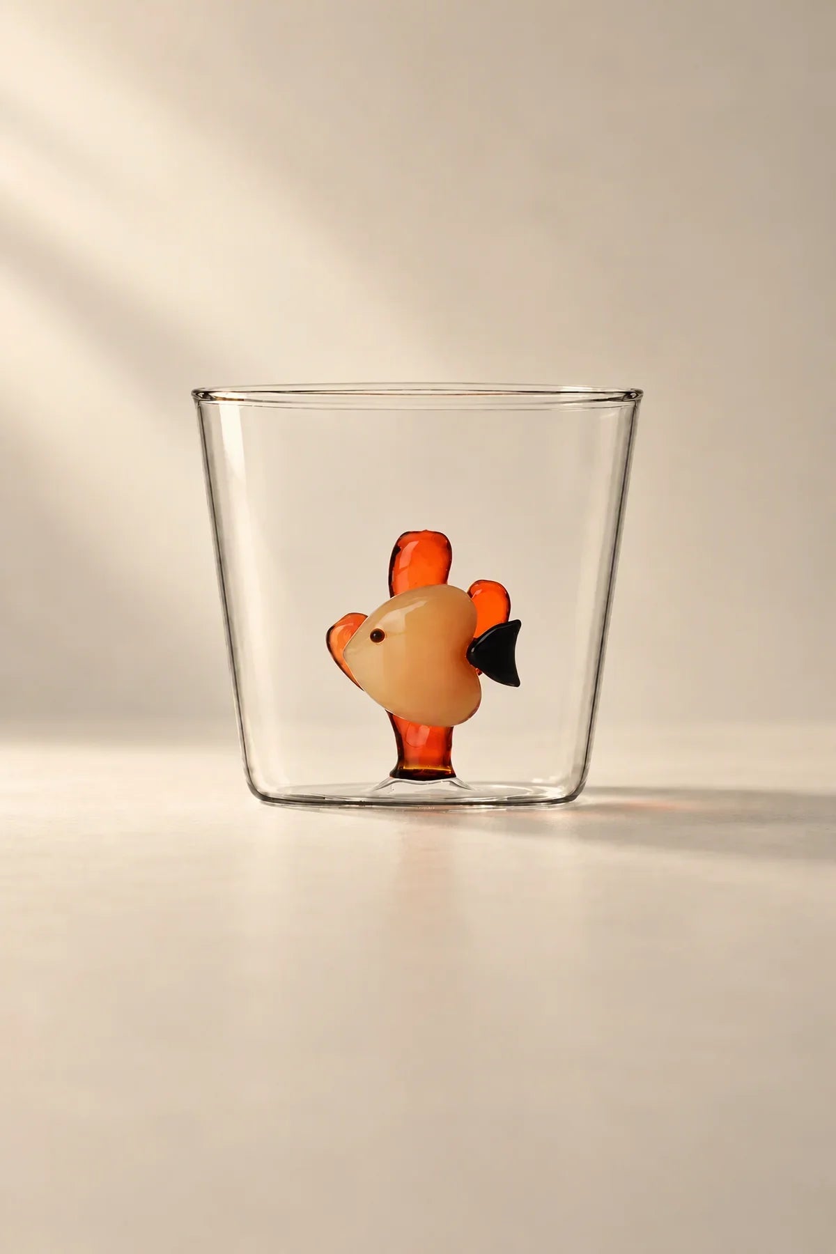Secret Garden Clear Glass Tumbler