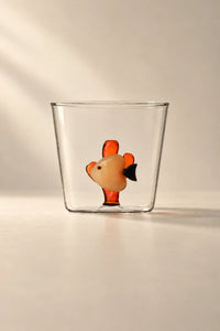 Secret Garden Clear Glass Tumbler