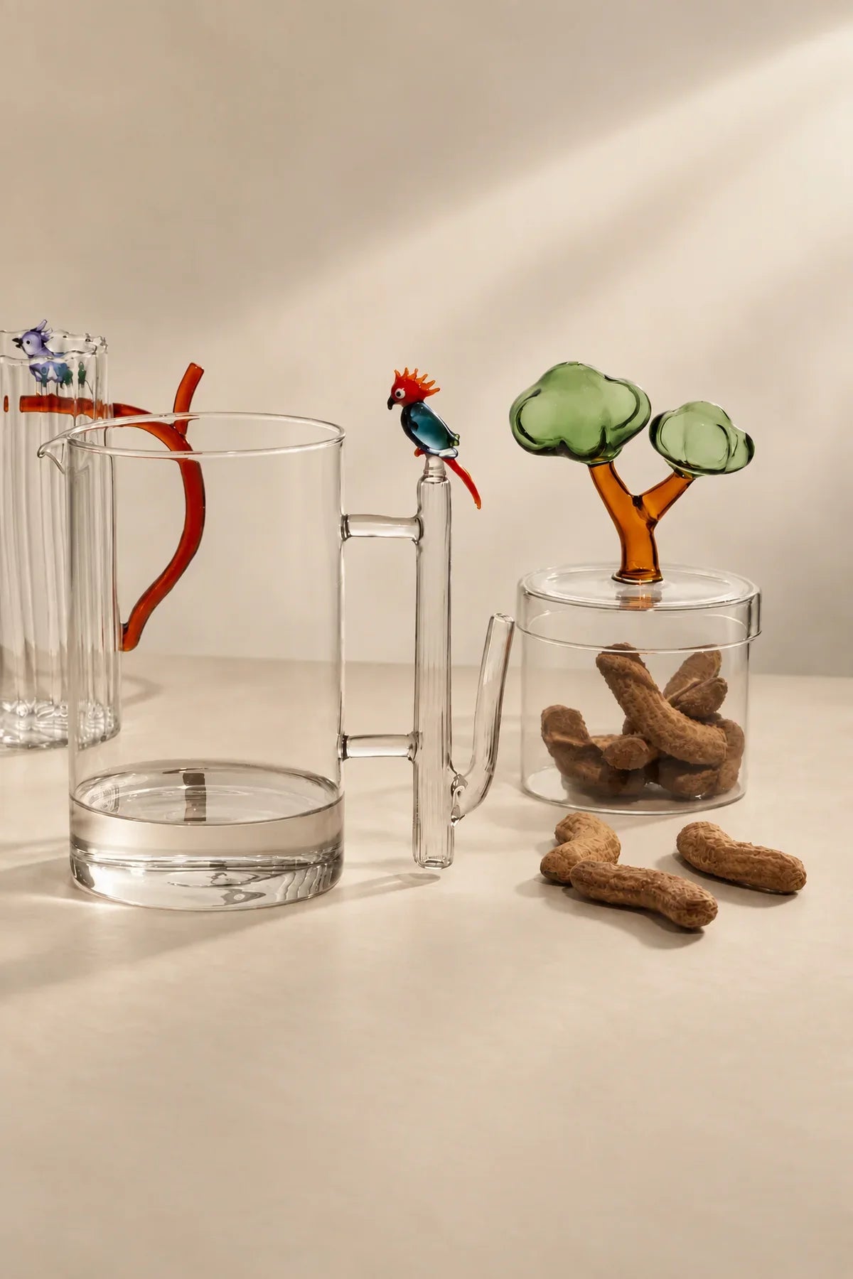 Botanical Theater Clear Glass Tableware Collection