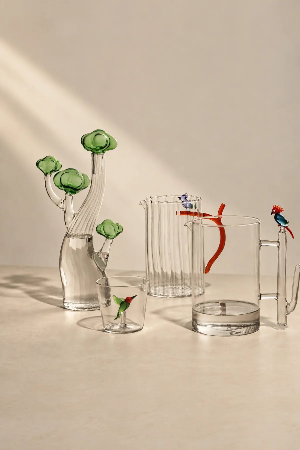 Botanical Theater Clear Glass Tableware Collection