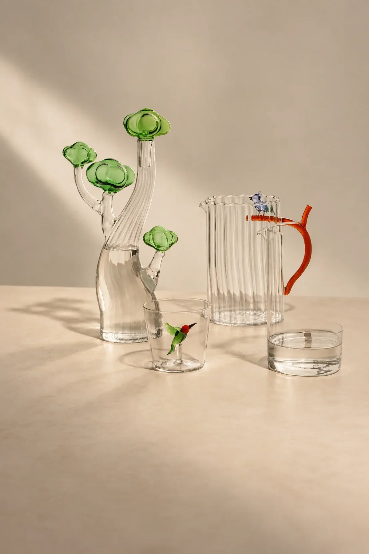 Botanical Theater Clear Glass Tableware Collection