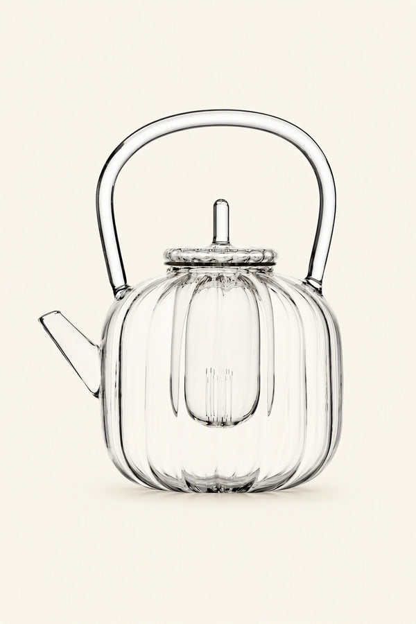 Glass Gourd Clear Glass Teapot