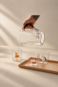 Curious Companion Clear Glass Glassware Set