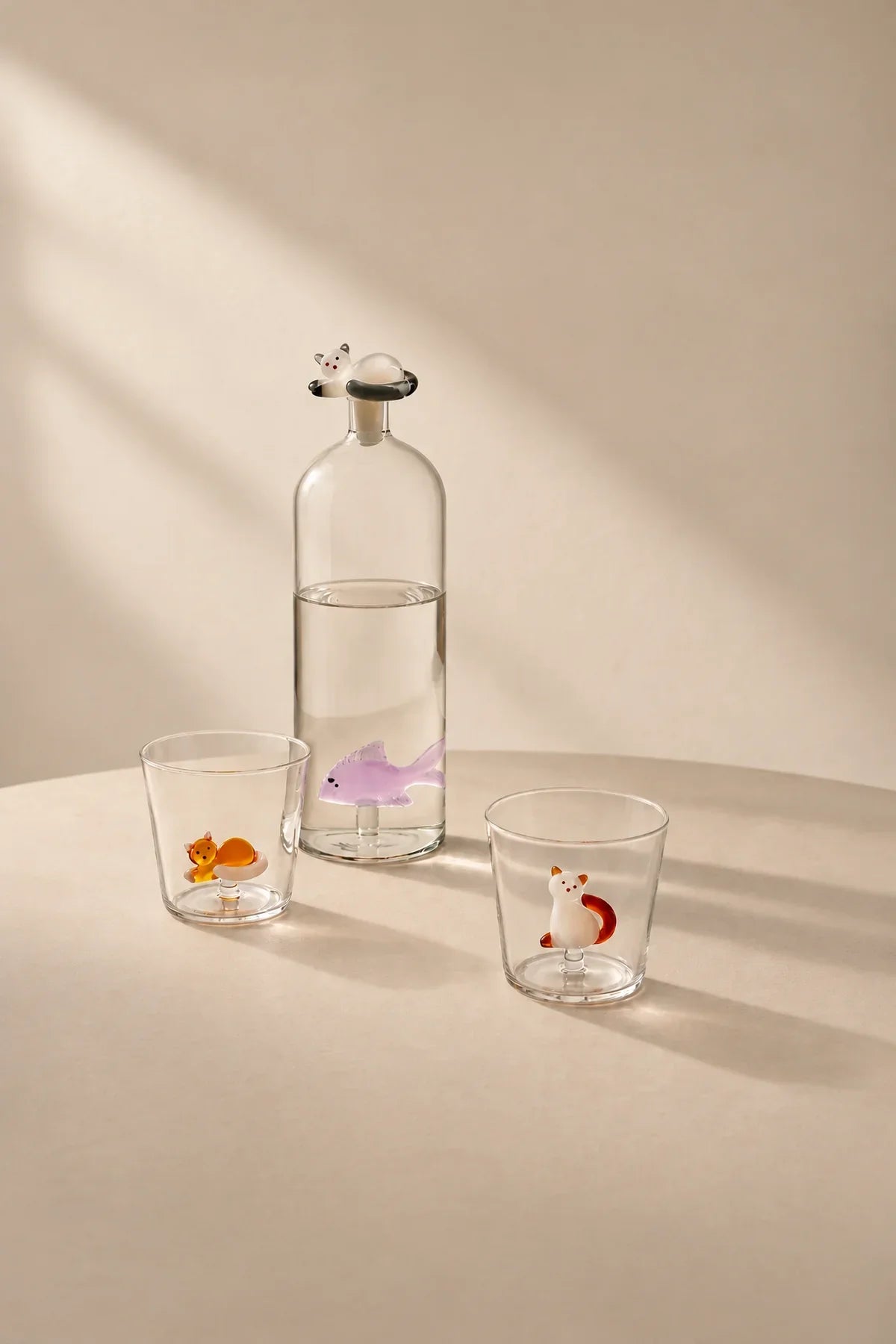 Curious Companion Clear Glass Glassware Set
