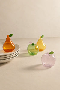 Orchard Hour Multi-Color Glass Goblet