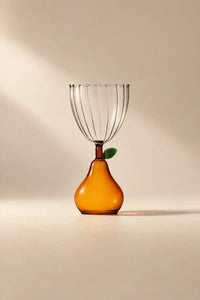 Orchard Hour Multi-Color Glass Goblet