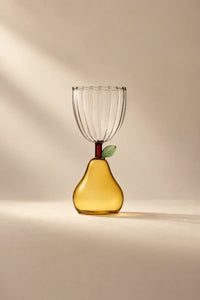 Orchard Hour Multi-Color Glass Goblet