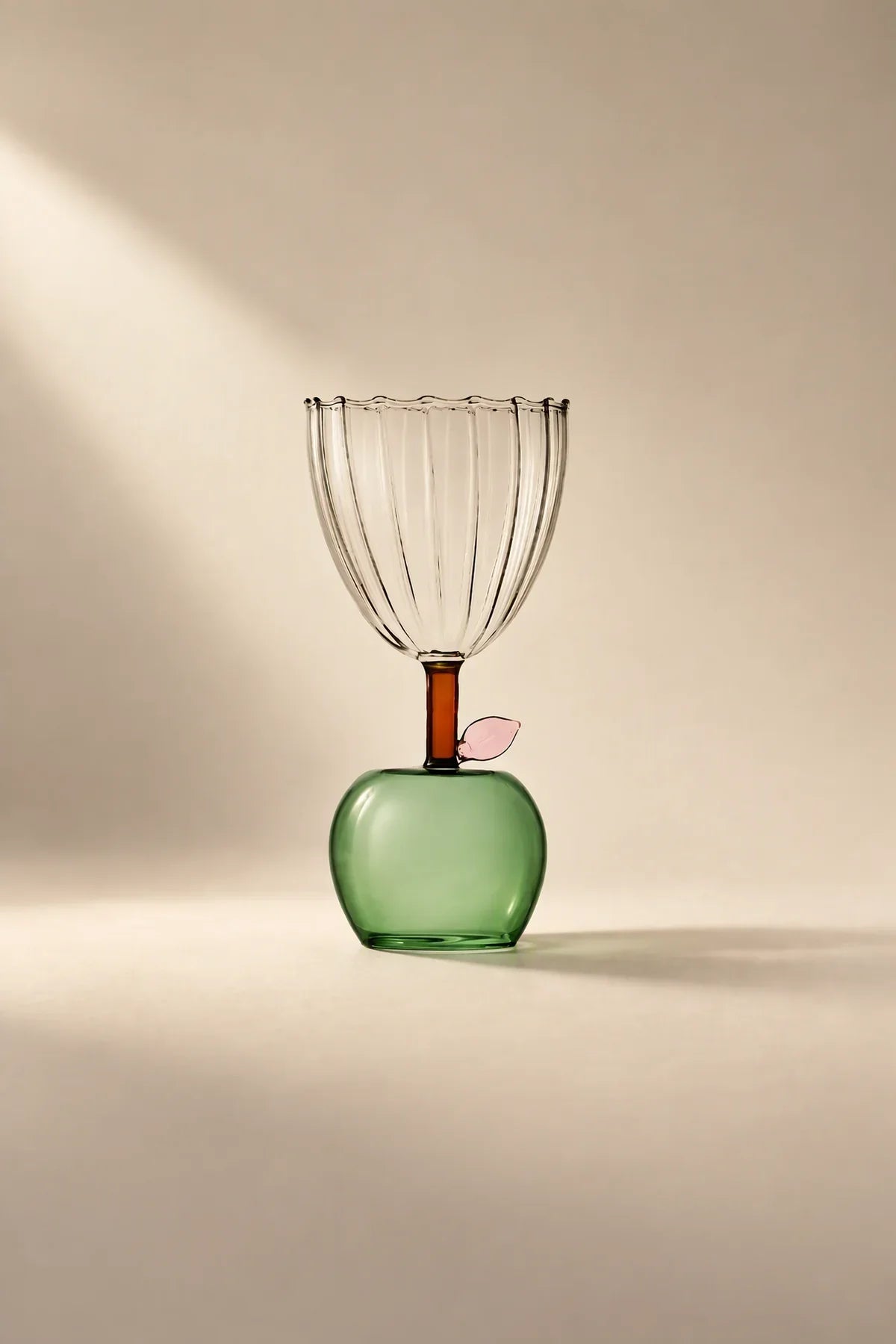 Orchard Hour Multi-Color Glass Goblet