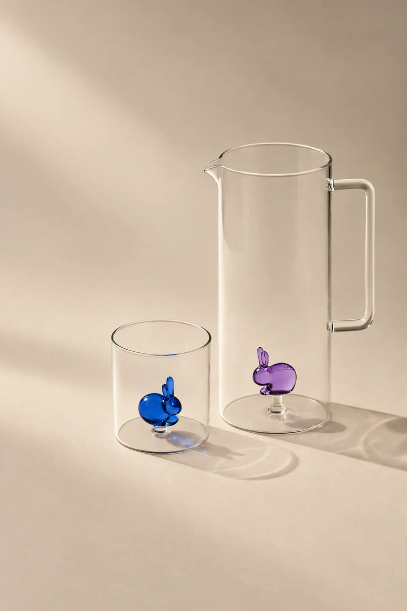 Hidden Friend Clear Borosilicate Glass Tumbler