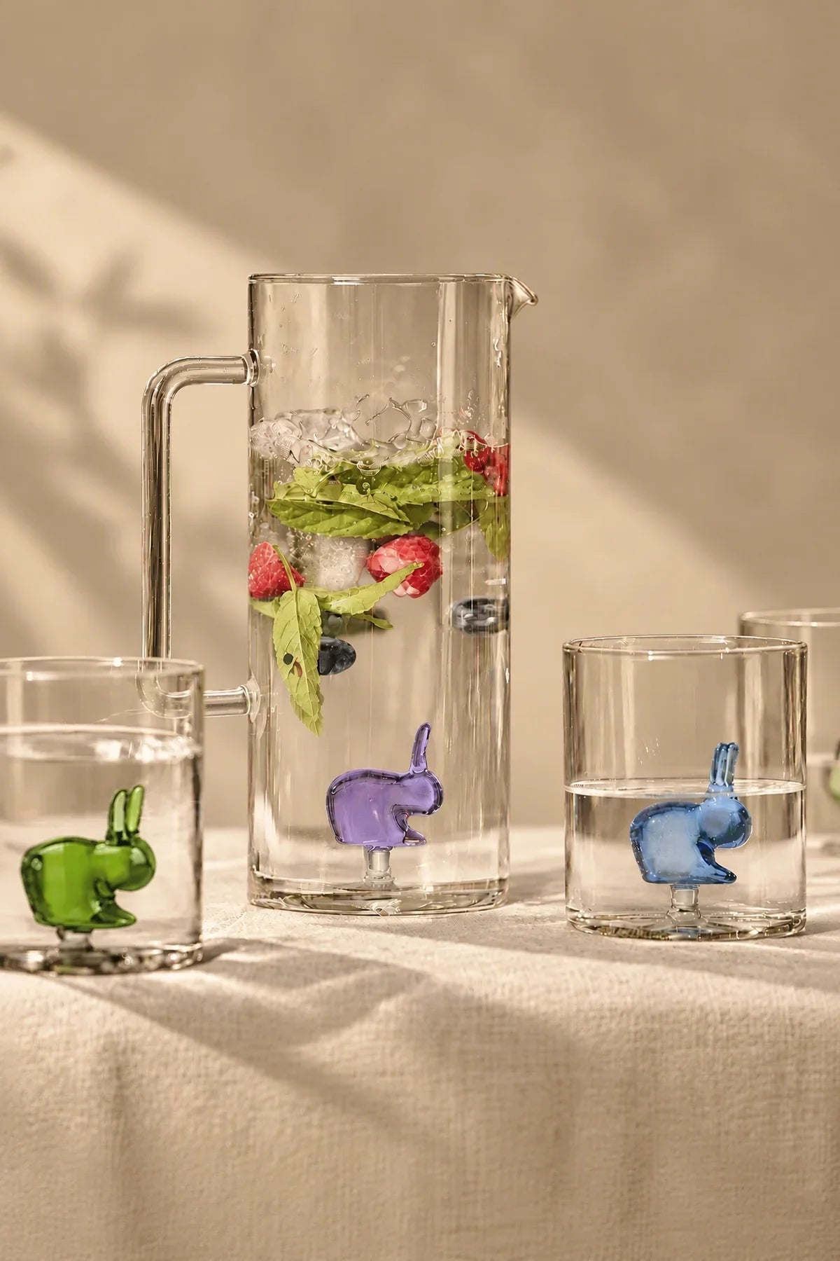 Hidden Friend Clear Borosilicate Glass Tumbler