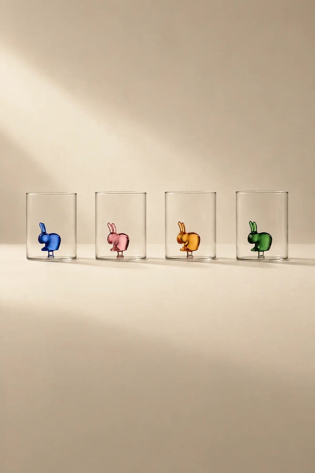 Hidden Friend Clear Borosilicate Glass Tumbler