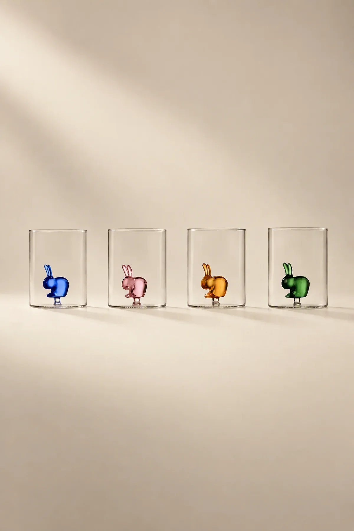 Hidden Friend Clear Borosilicate Glass Tumbler