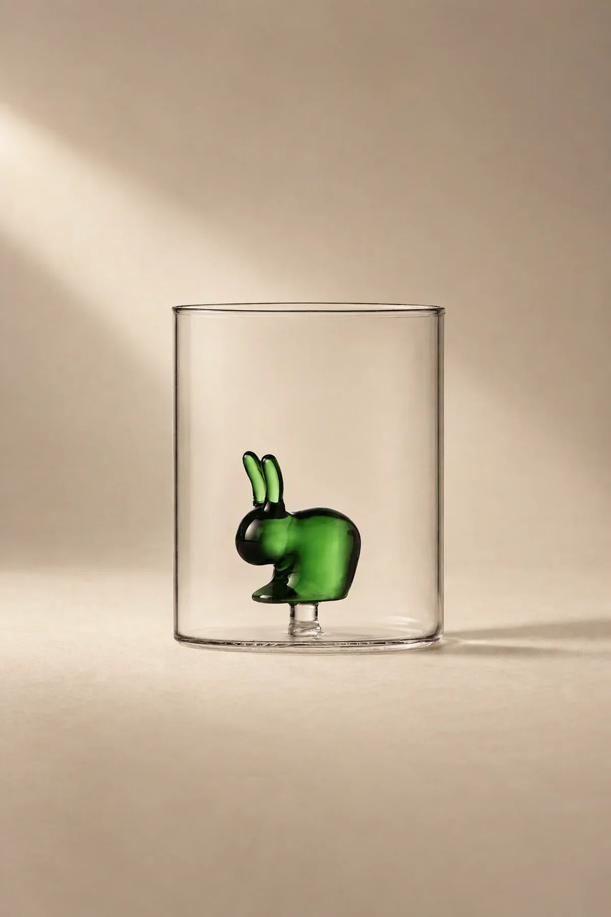 Hidden Friend Clear Borosilicate Glass Tumbler