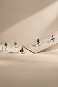Snow Games Clear Glass Tumbler