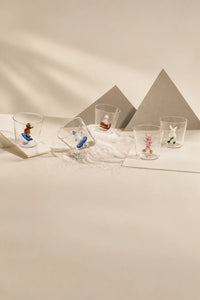 Snow Games Clear Glass Tumbler