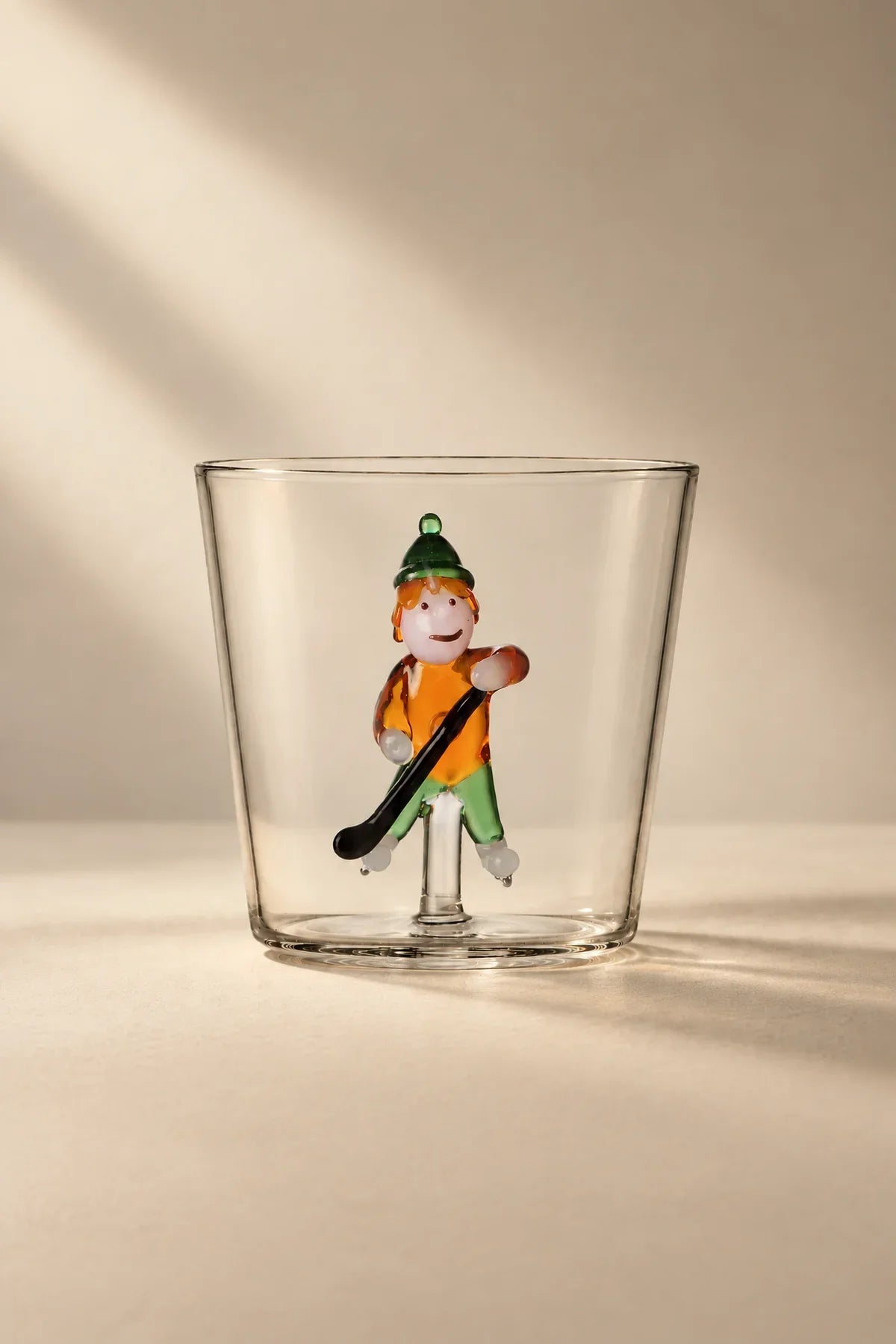 Snow Games Clear Glass Tumbler