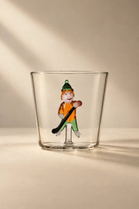 Snow Games Clear Glass Tumbler
