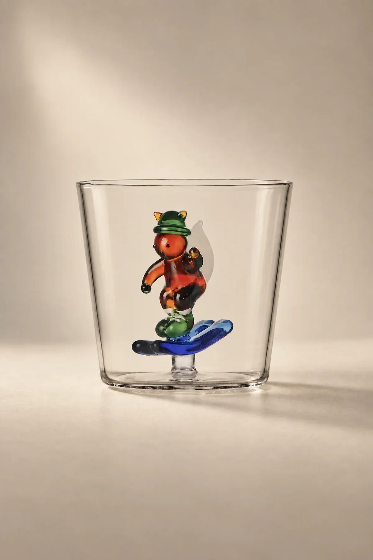 Snow Games Clear Glass Tumbler