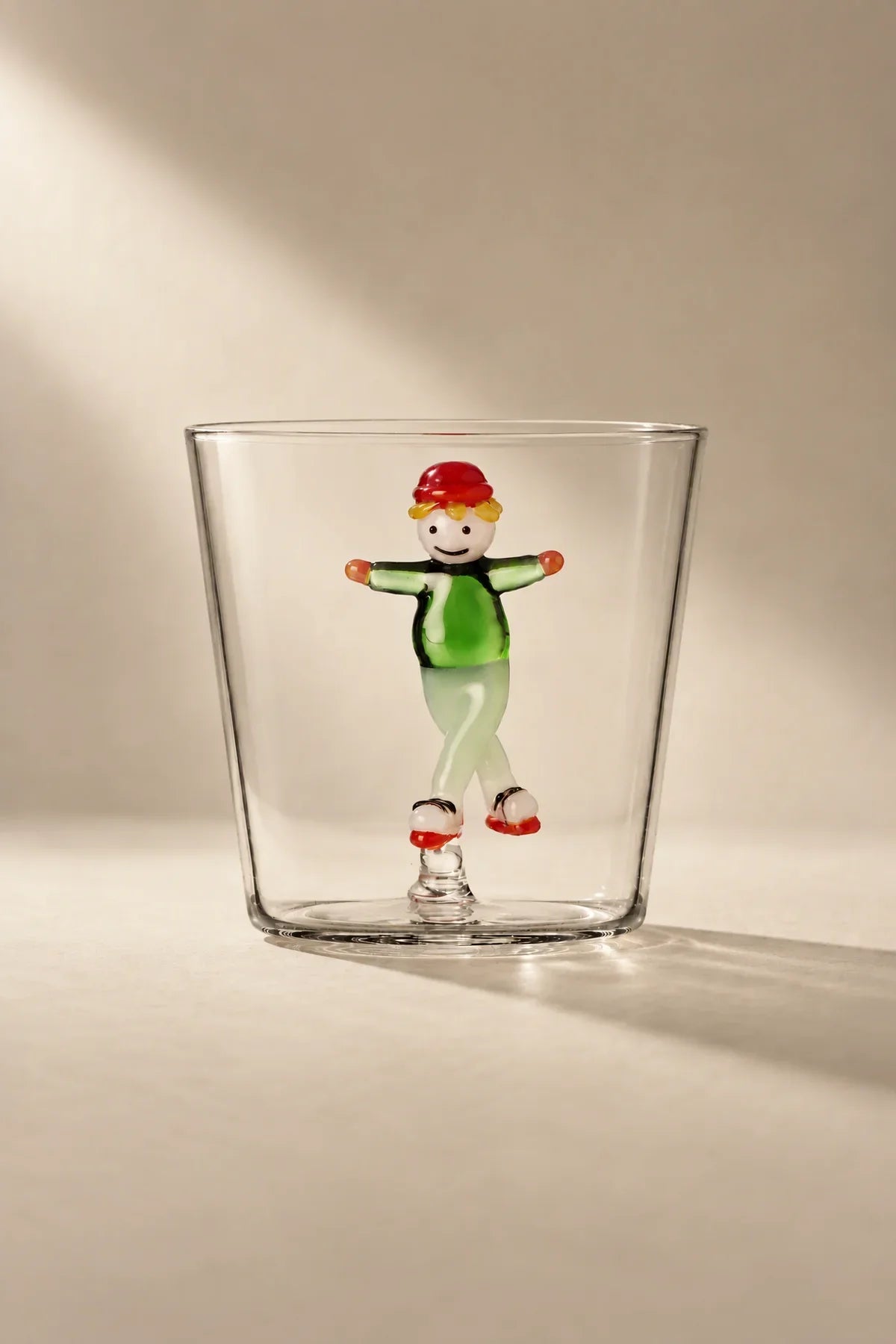Snow Games Clear Glass Tumbler