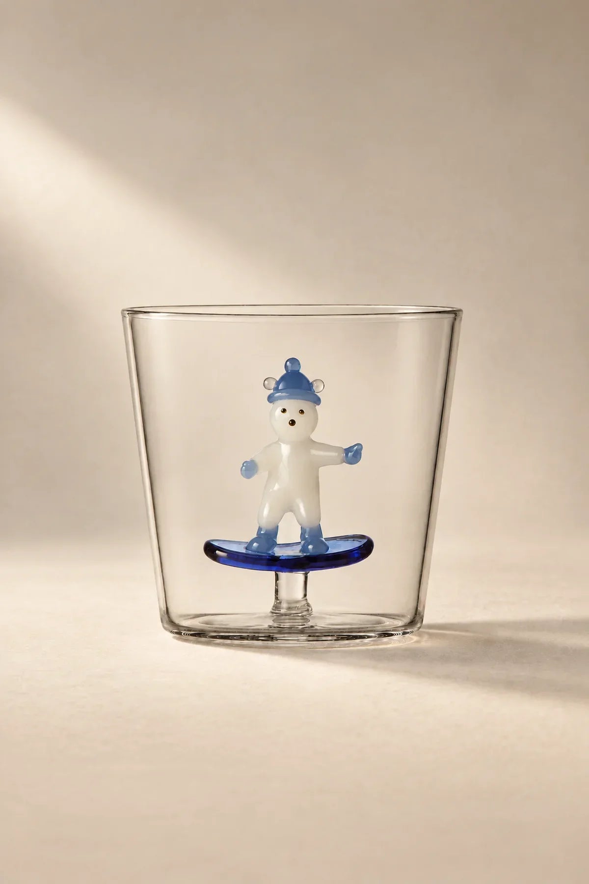 Snow Games Clear Glass Tumbler