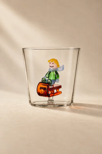 Snow Games Clear Glass Tumbler