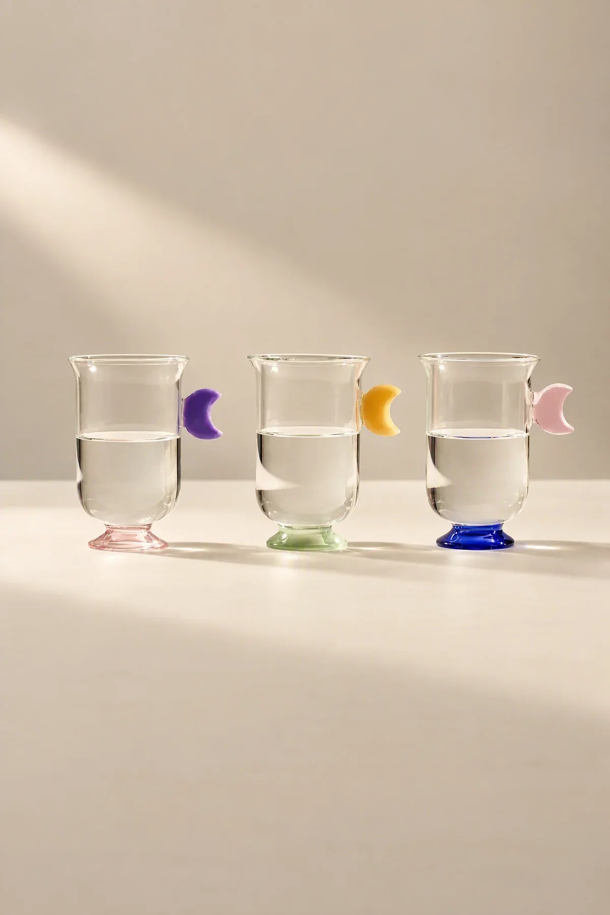 Moonlit Dream Multi-Color Borosilicate Glass Footed Mug