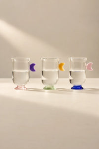 Moonlit Dream Multi-Color Borosilicate Glass Footed Mug
