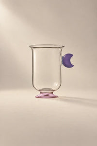 Moonlit Dream Multi-Color Borosilicate Glass Footed Mug