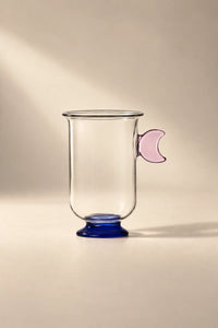 Moonlit Dream Multi-Color Borosilicate Glass Footed Mug